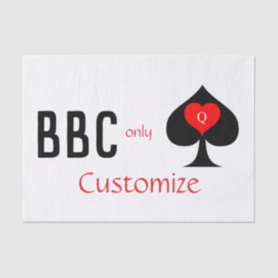 BBC Nur Blade Spade signieren Thunder_Cove Seidenpapier