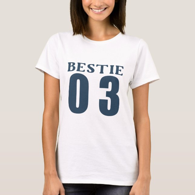 BBF Bestie 01 - Bester Freund T-Shirt (Vorderseite)