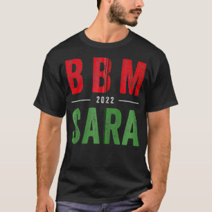 BBM 2022 BongBong Marcus Sara Philippine Präsiden T-Shirt