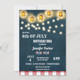 BBQ | 4. Juli Geburtstag Einladung