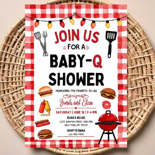 BBQ-Baby-Einladung   Grill & Chill Thema Einladung