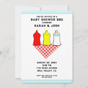 BBQ-Baby-Party-Einladungen Einladung