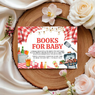 BBQ-Baby-Shower-Buchwunsch-Einlage Begleitkarte