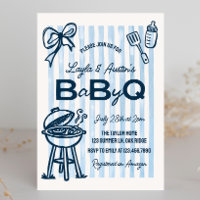 BBQ-Baby-Shower für Paare Baby Q