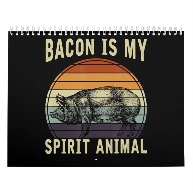 BBQ | Bacon ist meine Spirit Animal GRILLEN Kalender (Titelbild)