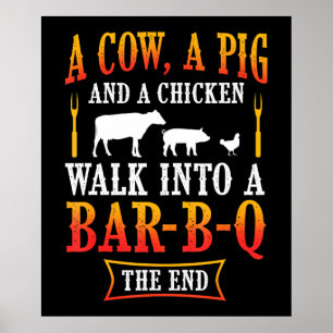 BBQ Barbecue Bbq Scherz Geschenk Grillmeister Ch Poster