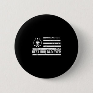 Bbq Barbecue Grillen amerikanische Flagge patrioti Button