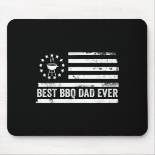 Bbq Barbeque Grillen Amerikanische Flagge Patrioti Mousepad