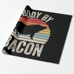 BBQ Body By Bacon Schweinebarbecue BBQ Grillen Geschenkpapier