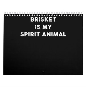 BBQ   Brisket ist mein Spirit Animal GRILLEN Gesch Kalender