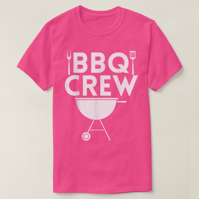 BBQ CREW Grill Chef Cook Squad Cooking Summer Gril T-Shirt (Design vorne)