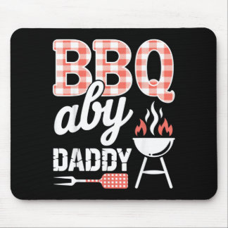 BBQ Daddy Funny Grill Master Fathers Day Mousepad