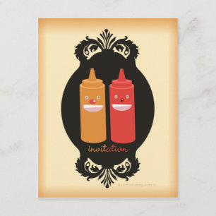 BBQ, fête des enfants, hot dogs, etc invitation