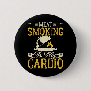 BBQ-Fleischräuchern ist mein Cardio-Garten-Grillen Button