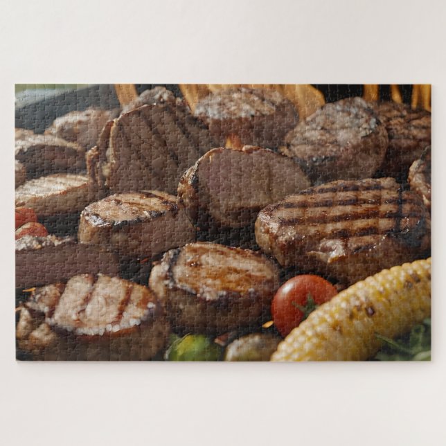 BBQ-gegrilltes Steak (Horizontal)