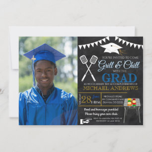 BBQ Graduation Invitation