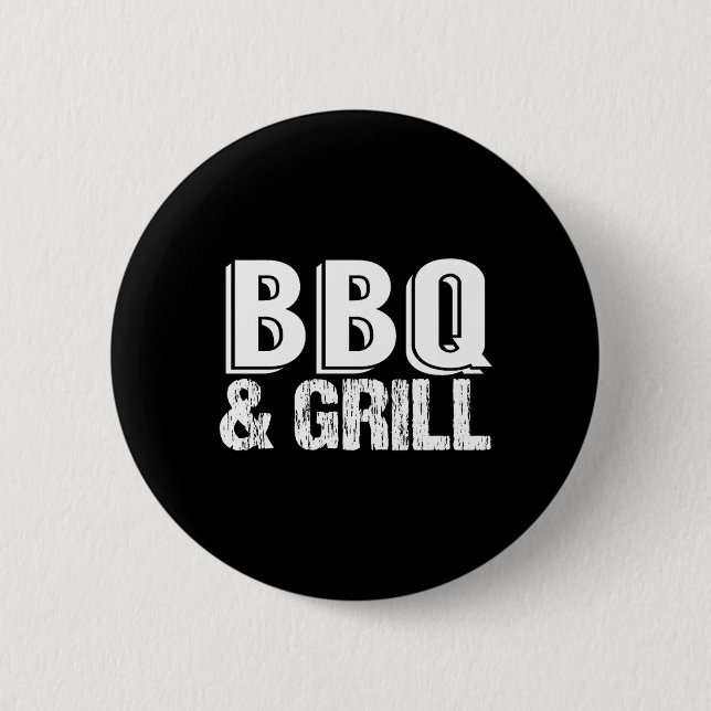 BBQ-Grill-Koch-Enthusiast Sommer Button (Vorderseite)