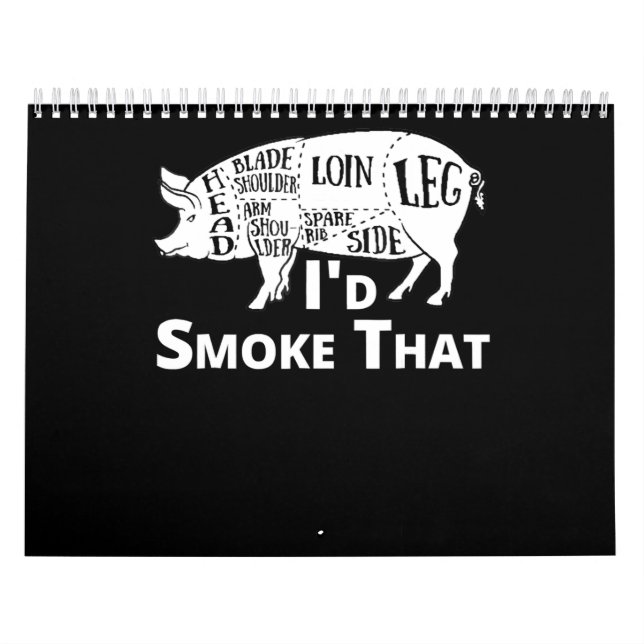 BBQ | GRILLEN Grill Schweinefleisch, ich rauche, d Kalender (Titelbild)