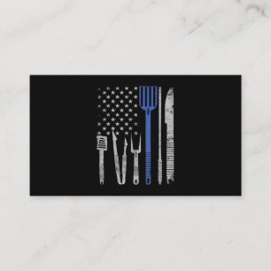 BBQ GRILLEN Grill Schweinefleisch mit US-Flagge Treuekarte