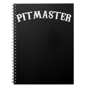 BBQ   GRILLEN Pitmaster Koch Vater Fars Day Notizblock