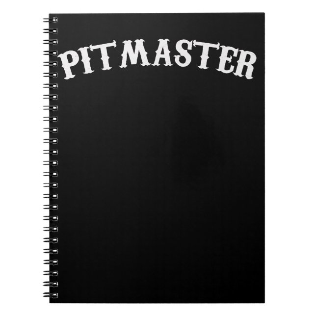 BBQ | GRILLEN Pitmaster Koch Vater Fars Day Notizblock (Vorderseite)