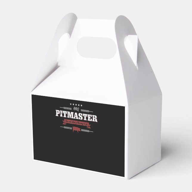 BBQ | GRILLEN Pitmaster niedrig und langsam ist de Geschenkschachtel (Vorderseite)