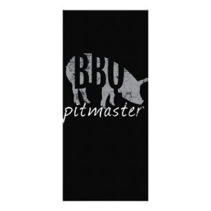 BBQ GRILLEN Pitmaster Pig Grill Fans Day Werbekarte