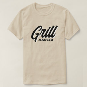 BBQ GrillMaster Sommer T-Shirt für Koch