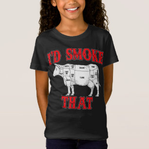 BBQ Ich rauche diese Kuh GRILLEN I Grillmeister T-Shirt