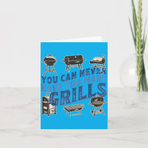 BBQ-Liebhaber, man kann nie zu viele Grills haben Karte