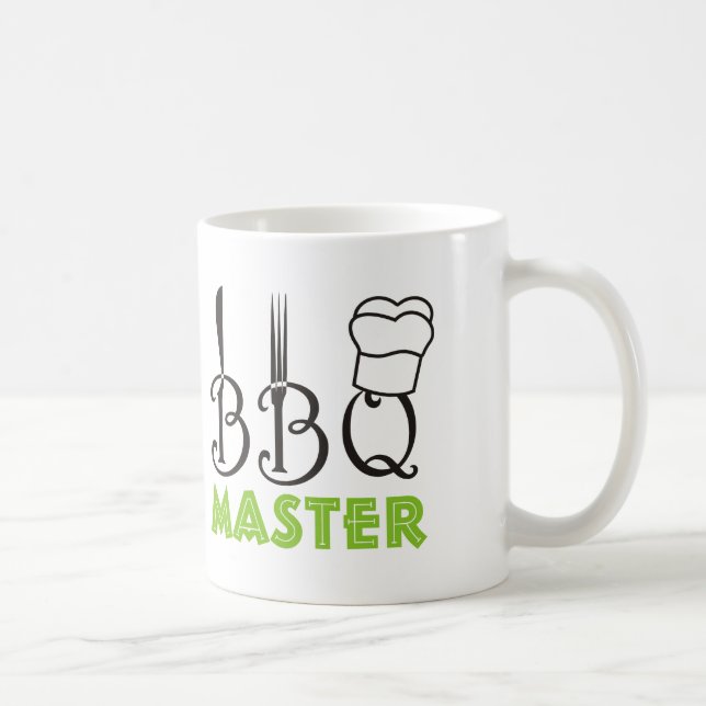 Bbq Master Fêtes des pères Mugs (Droite)