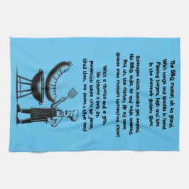BBQ Master’s Humorous Poem Geschirrtuch