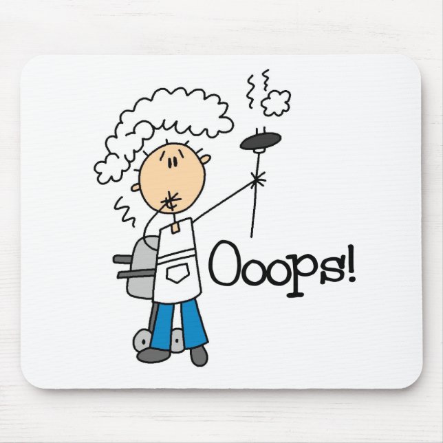 BBQ misslungen Mousepad (Vorne)