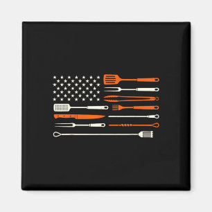 BBQ-Räuchergrill Barbecue-Chef Grilling-Tools USA- Magnet