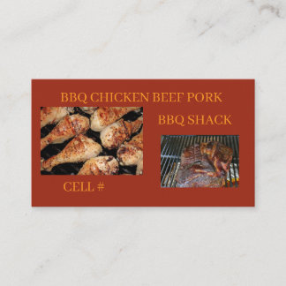 BBQ-RESTAURANT Visitenkarte