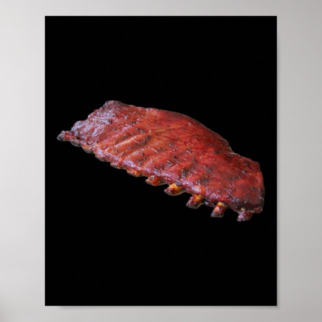 BBQ-Rippchen-Rack  Poster (Vorne)