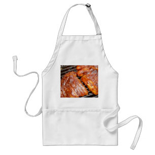 BBQ-Schürze für das Räuchern von Rippen Schürze