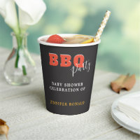 BBQ Schwarz-Rot Baby Shower Party