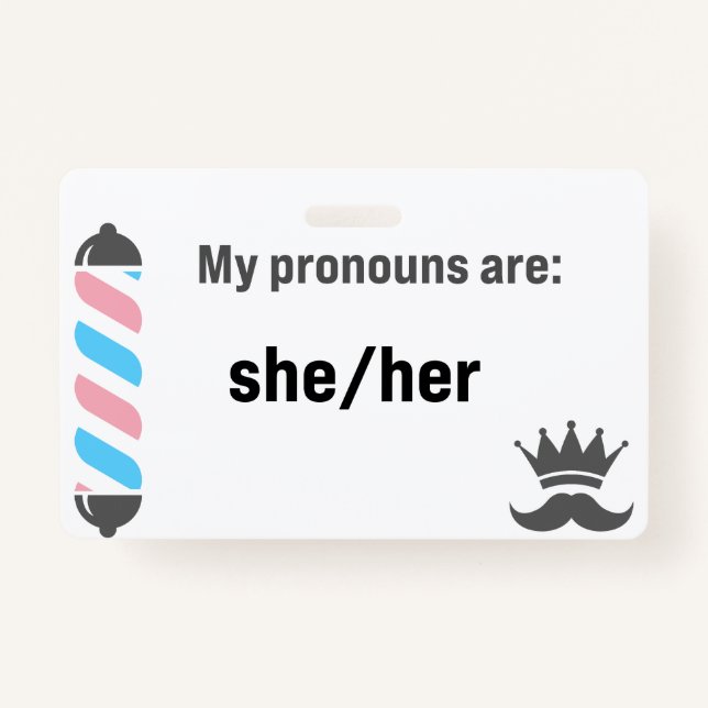 BBS Pronouns Sie Ausweis (Vorderseite)