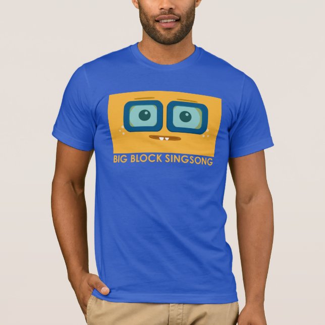 BBSS der unterschiedliche T - Shirt gelber Männer (Vorderseite)