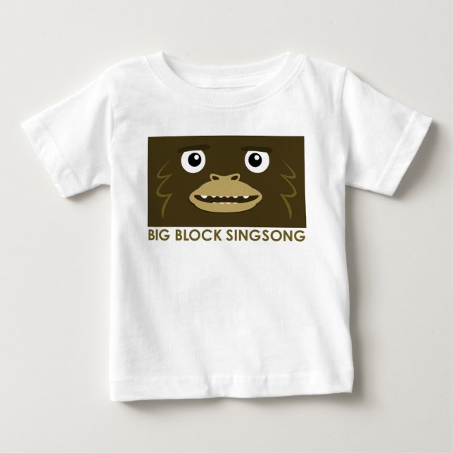 BBSS großer Fuß-Baby-T - Shirt (Vorderseite)