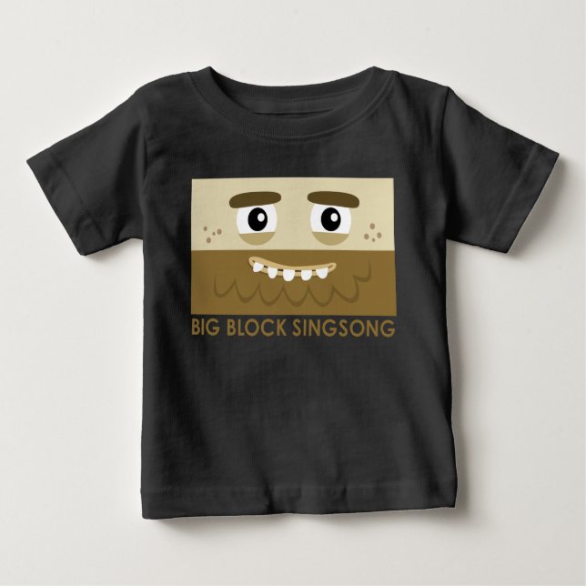 BBSS Höhlenbewohner-Baby-T - Shirt (Vorderseite)