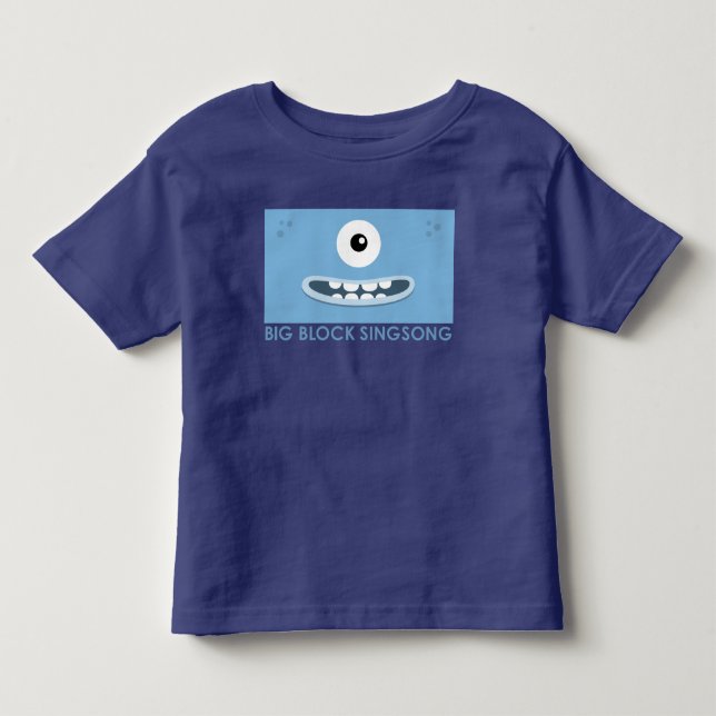 BBSS La-T-Shirt Dah blauer Kleinkind-T - Shirt (Vorderseite)