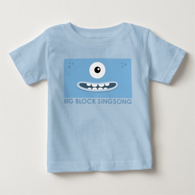 BBSS La-T-Shirt Dah blaues Baby-T - Shirt (Vorderseite)