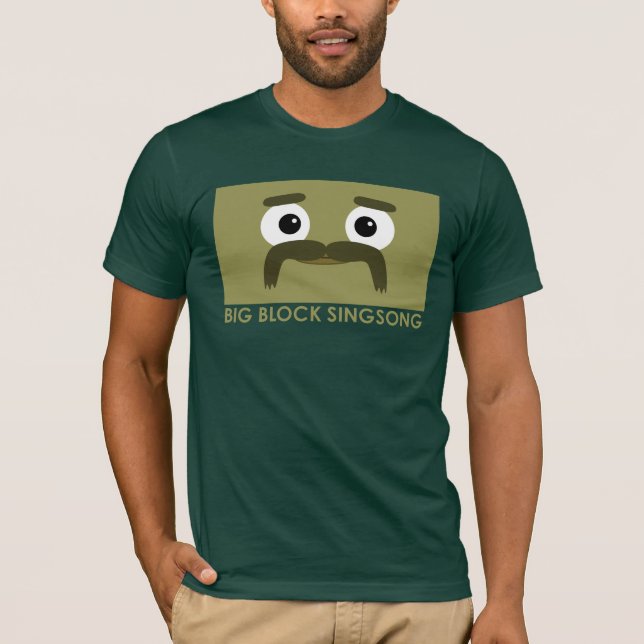 BBSS Moustachios #3 der T - Shirt Männer (Vorderseite)