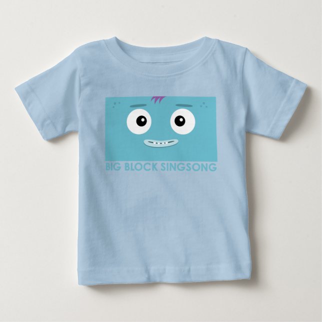 BBSS Spaß-Band-blaues Baby-T - Shirt (Vorderseite)