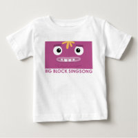 BBSS unterschiedlicher lila Baby-T - Shirt