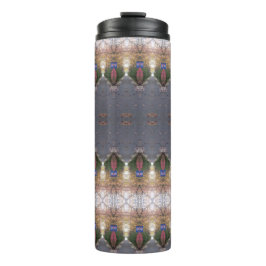 BC Fall Trees Ikat 7 Thermosbecher