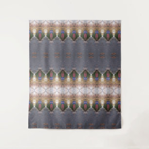 BC Fall Trees Ikat 7 Wandteppich