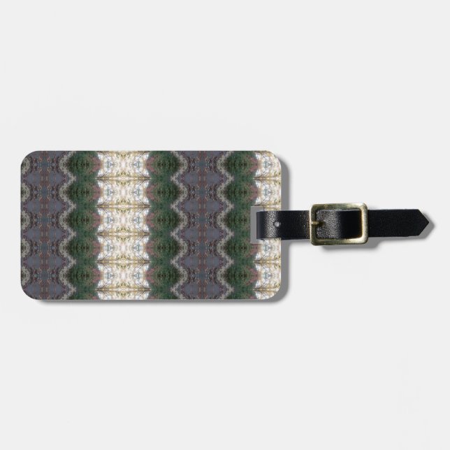 BC Fall Trees Ikat 9 Gepäckanhänger (Vorderseite horizontal)